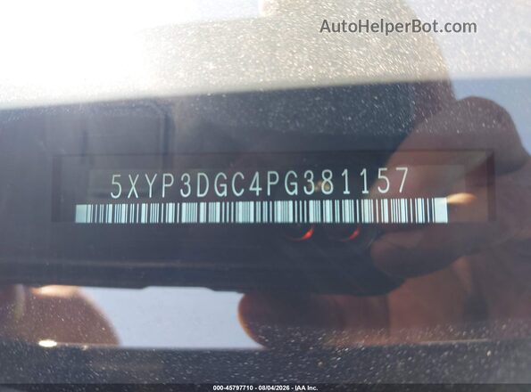 5XYP3DGC4PG381157 2023 KIA TELLURIDE Gray ძრავის განყოფილების ხედი