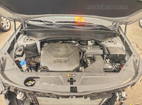 5XYP3DGC5SG567699 2025 KIA TELLURIDE Gray ძრავის განყოფილების ხედი