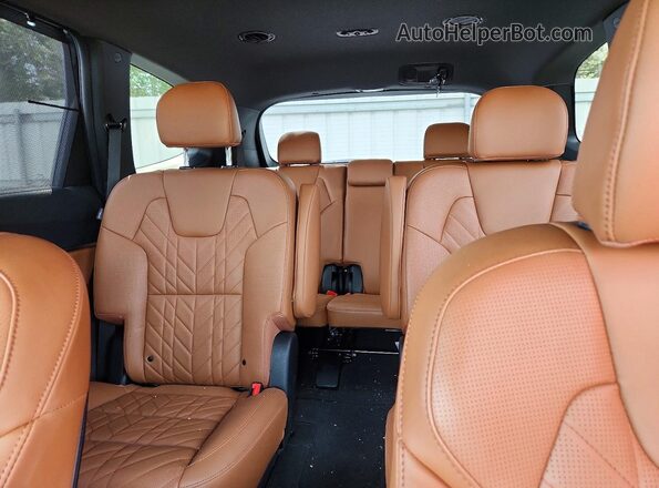 5XYP3DGC6SG693599 2025 KIA TELLURIDE Black Rear seats view