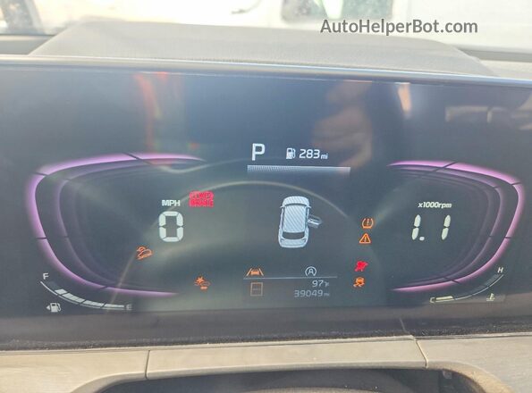 5XYP3DGC7RG427339 2024 KIA TELLURIDE Черный Вид щитка приборов
