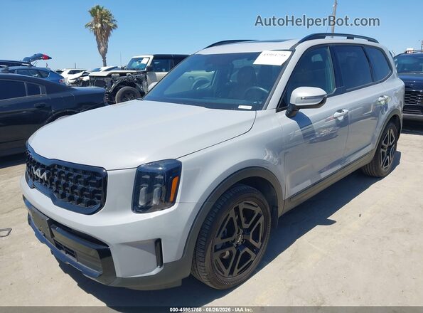 5XYP3DGC7RG454184 2024 KIA TELLURIDE Gray Передня ліва чверть