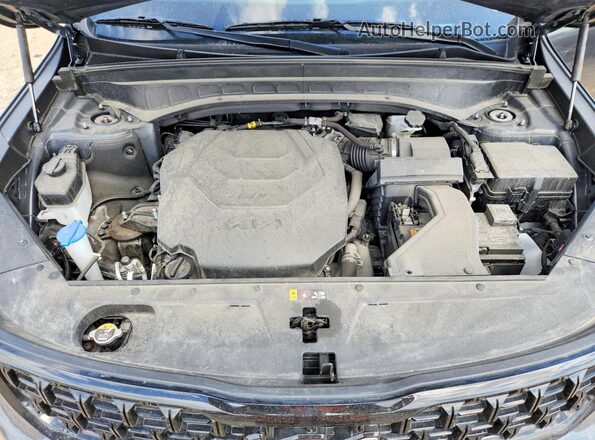 5XYP3DGC7RG512231 2024 KIA TELLURIDE Gray ძრავის განყოფილების ხედი