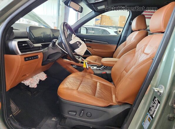 5XYP3DGC8PG352437 2023 KIA TELLURIDE Green Vista interior delantera