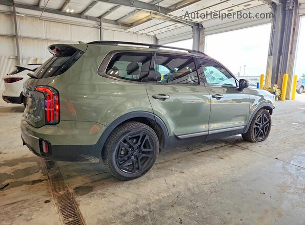 5XYP3DGC8PG352437 2023 KIA TELLURIDE Green Trasero derecho