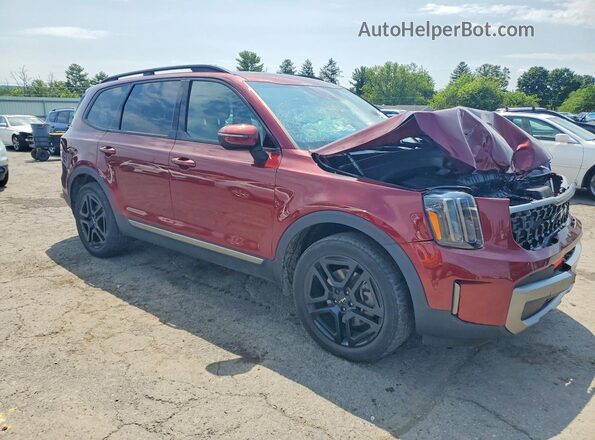 5XYP3DGC9PG368792 2023 KIA TELLURIDE Burgundy Delantero derecho