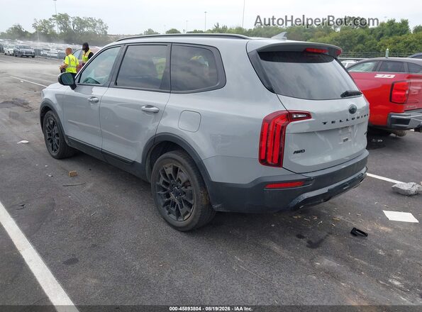 5XYP3DHC0MG172184 2021 KIA TELLURIDE Серый Задняя левая четверть