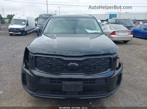 5XYP3DHC1MG103889 2021 KIA TELLURIDE Черный Вид задней части салона