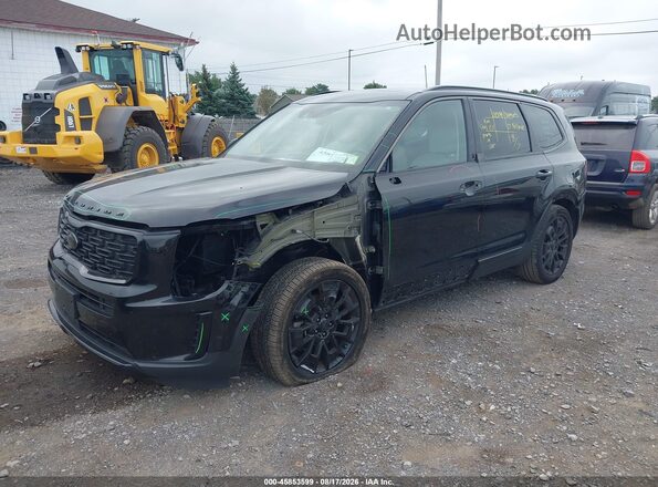 5XYP3DHC1MG103889 2021 KIA TELLURIDE Черный Передняя левая четверть
