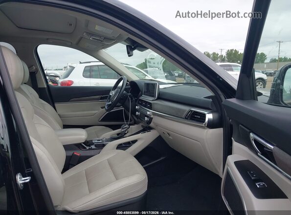 5XYP3DHC1MG103889 2021 KIA TELLURIDE Черный Вид салона спереди