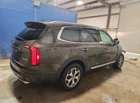 5XYP3DHC1MG106890 2021 KIA TELLURIDE Green Задня права чверть