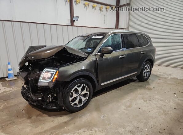 5XYP3DHC1MG106890 2021 KIA TELLURIDE Green 