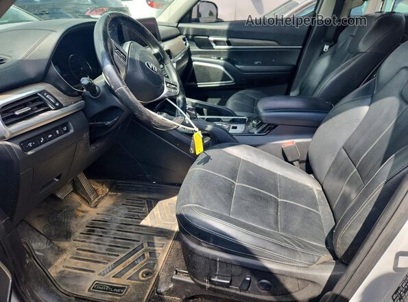 5XYP3DHC1MG180293 2021 KIA TELLURIDE Gray Front interior view
