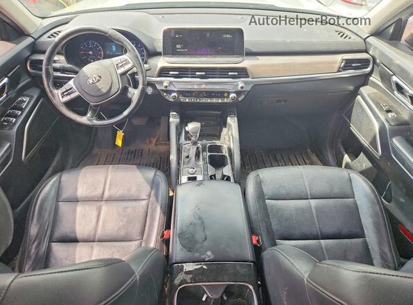 5XYP3DHC1MG180293 2021 KIA TELLURIDE Gray Dashboard view
