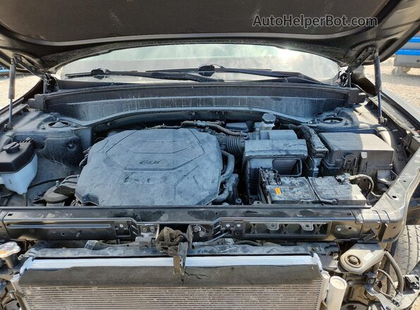 5XYP3DHC1NG261988 2022 KIA TELLURIDE Черный Вид задней части салона
