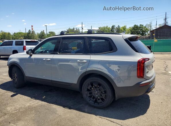 5XYP3DHC1NG265233 2022 KIA TELLURIDE Gray Trasero izquierdo