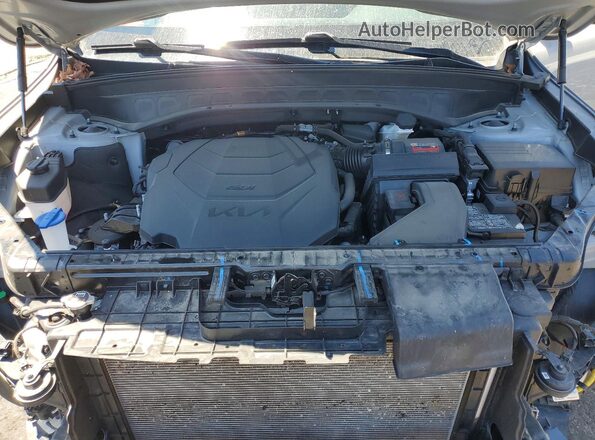 5XYP3DHC1NG265233 2022 KIA TELLURIDE Gray Vista del compartimento del motor
