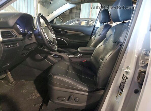 5XYP3DHC2NG233262 2022 KIA TELLURIDE Gray წინა სალონის ხედი