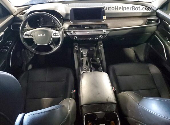 5XYP3DHC2NG233262 2022 KIA TELLURIDE Gray წინა პანელის ხედი
