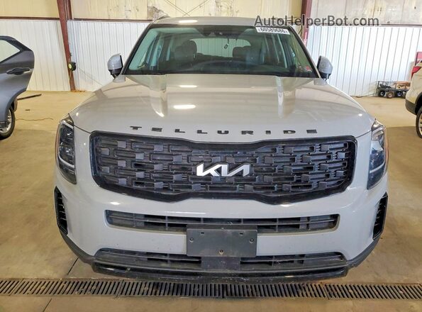 5XYP3DHC2NG233262 2022 KIA TELLURIDE Gray წინა ხედი