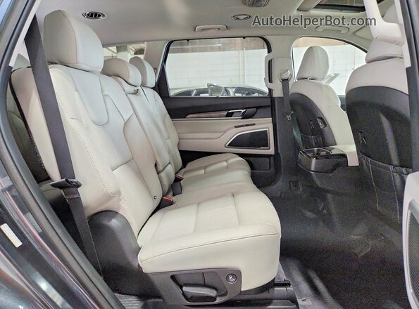 5XYP3DHC3LG030071 2020 KIA TELLURIDE Gray Vista interior trasera