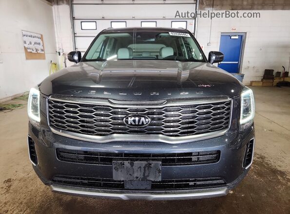 5XYP3DHC3LG030071 2020 KIA TELLURIDE Gray Vista frontal