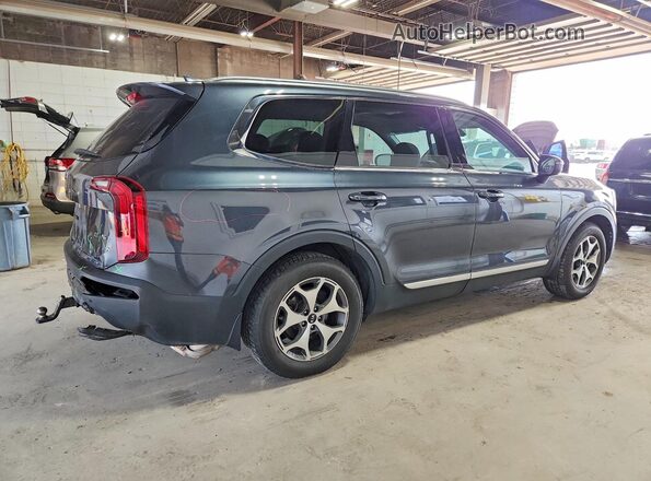 5XYP3DHC3LG030071 2020 KIA TELLURIDE Gray Trasero derecho