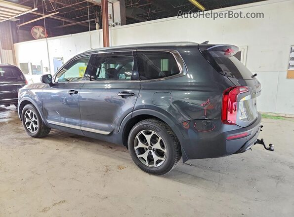 5XYP3DHC3LG030071 2020 KIA TELLURIDE Gray Trasero izquierdo