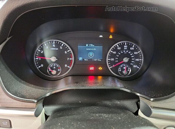 5XYP3DHC3LG030071 2020 KIA TELLURIDE Gray Vista del cuadro de instrumentos