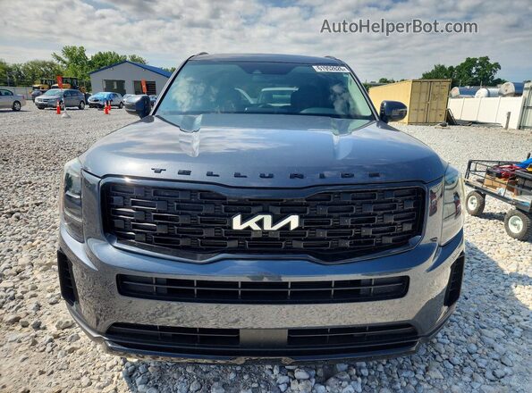 5XYP3DHC3NG263063 2022 KIA TELLURIDE Gray Вид спереду