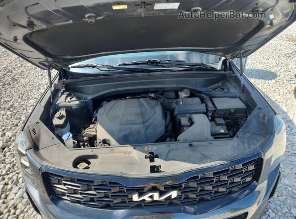 5XYP3DHC3NG263063 2022 KIA TELLURIDE Gray Вид підкапотного простору