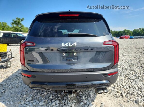 5XYP3DHC3NG263063 2022 KIA TELLURIDE Gray Вид ззаду