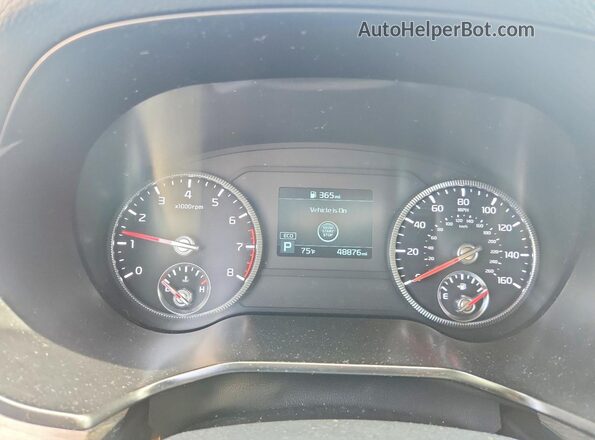 5XYP3DHC3NG263063 2022 KIA TELLURIDE Gray Вид щитка приладів