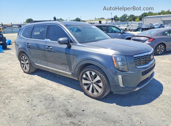 5XYP3DHC4MG118631 2021 KIA TELLURIDE Gray Front right