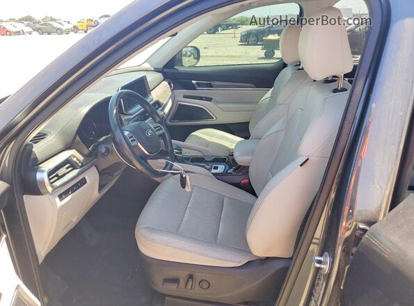 5XYP3DHC4MG118631 2021 KIA TELLURIDE Gray Front interior view