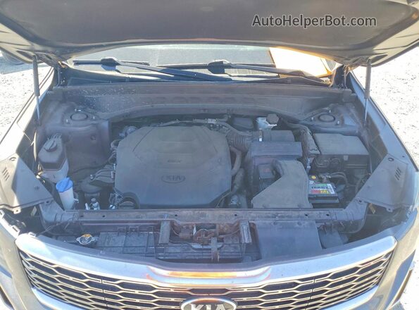 5XYP3DHC4MG118631 2021 KIA TELLURIDE Gray Engine compartment view