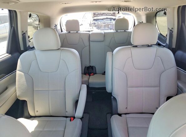 5XYP3DHC4MG118631 2021 KIA TELLURIDE Gray Rear seats view