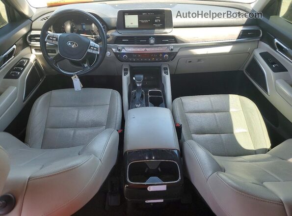 5XYP3DHC4MG118631 2021 KIA TELLURIDE Gray Dashboard view