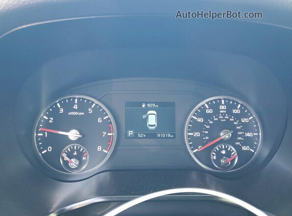 5XYP3DHC4NG260043 2022 KIA TELLURIDE Black Vista del cuadro de instrumentos