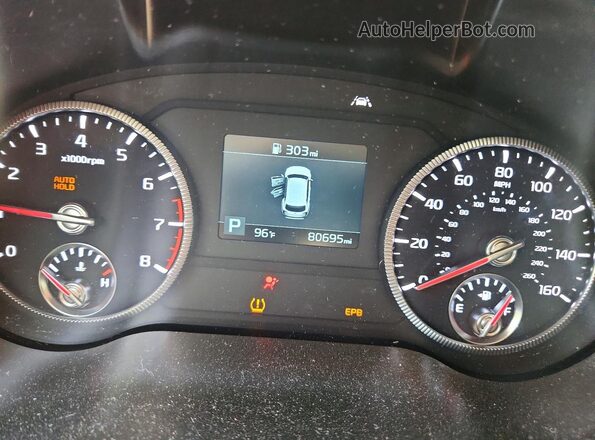 5XYP3DHC5MG114880 2021 KIA TELLURIDE Black Instrument cluster view