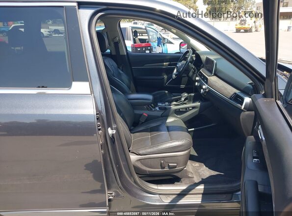 5XYP3DHC6LG028587 2020 KIA TELLURIDE Серый Вид салона спереди