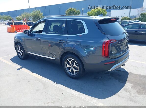5XYP3DHC6LG028587 2020 KIA TELLURIDE Серый Задняя левая четверть