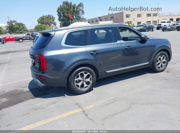 5XYP3DHC6LG028587 2020 KIA TELLURIDE Серый Задняя правая четверть