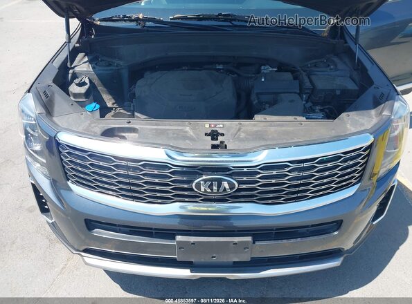 5XYP3DHC6LG028587 2020 KIA TELLURIDE Серый Вид сзади