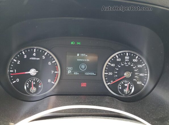 5XYP3DHC6LG037077 2020 KIA TELLURIDE Угольный Вид щитка приборов