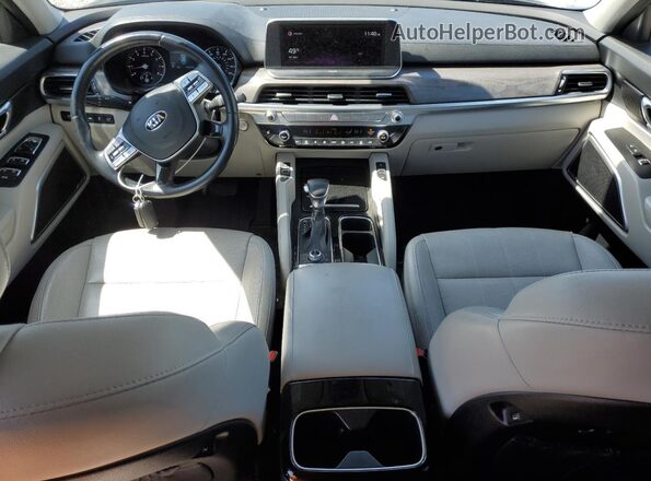 5XYP3DHC6LG037077 2020 KIA TELLURIDE Угольный Вид панели приборов