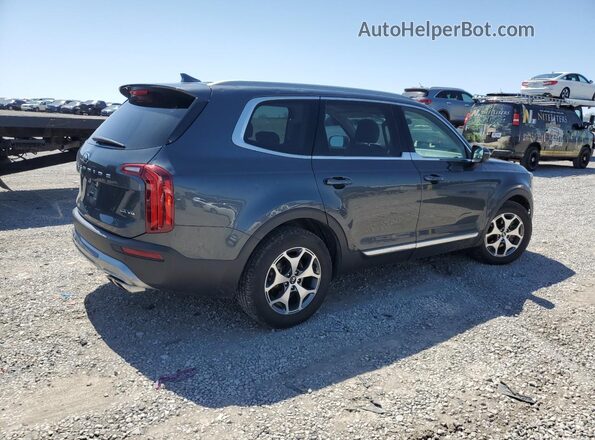5XYP3DHC6LG037077 2020 KIA TELLURIDE Угольный Задняя правая четверть