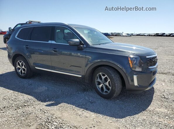 5XYP3DHC6LG037077 2020 KIA TELLURIDE Угольный Передняя правая четверть