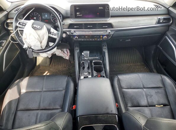 5XYP3DHC6MG176353 2021 KIA TELLURIDE White Вид панелі приладів