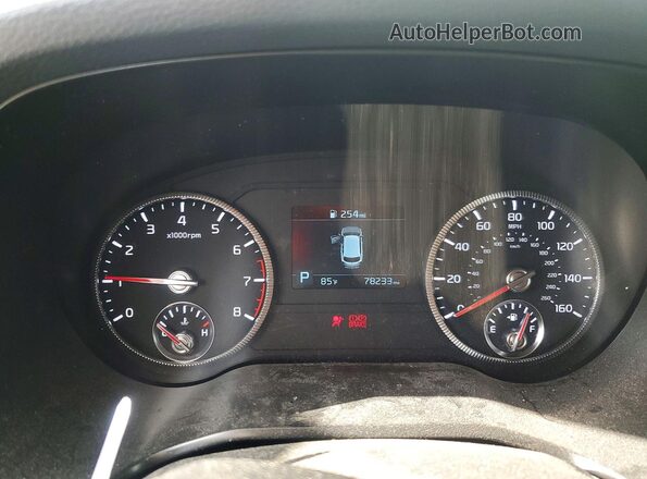 5XYP3DHC6MG189684 2021 KIA TELLURIDE White ხელსაწყოთა პანელის ხედი