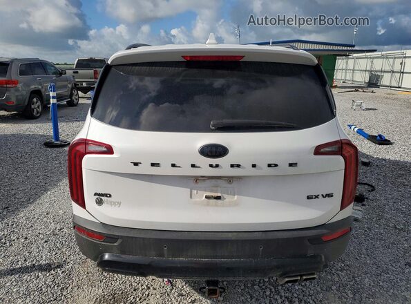 5XYP3DHC6MG189684 2021 KIA TELLURIDE White უკანა ხედი